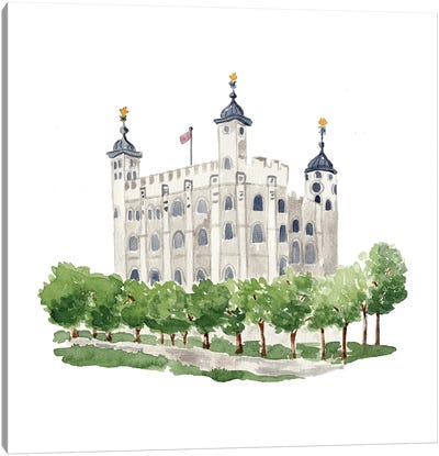 The Tower Of London Canvas Art Print - Sarah Hayden