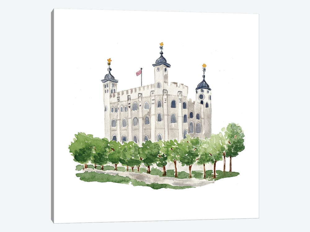 The Tower Of London by Sarah Hayden 1-piece Canvas Art