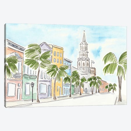Broad Street In Charleston, South Carolina Canvas Print #HYD54} by Sarah Hayden Canvas Print