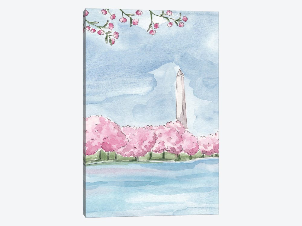 Washington Monument, Washington DC by Sarah Hayden 1-piece Canvas Art Print