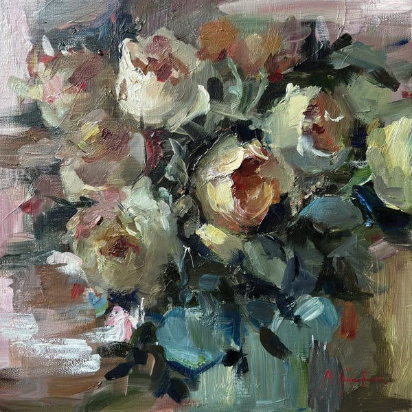 Maryna Hryhorenko: Roses In June by Maryna Hryhorenko