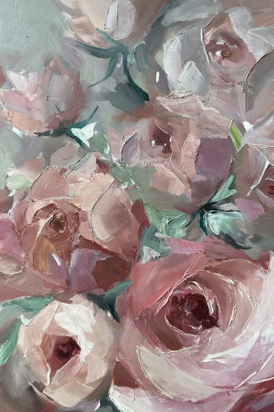 Maryna Hryhorenko: The Texture Of A Rose by Maryna Hryhorenko