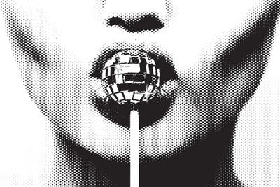 Honey Island Studio - Canvas Prints: Disco Lollipop by Honey Island Studio