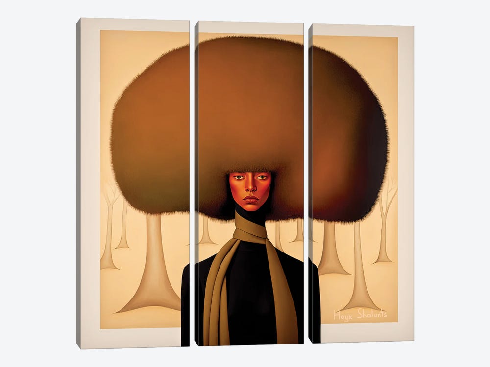 My Hair Would Not Lie by Hayk Shalunts 3-piece Canvas Art