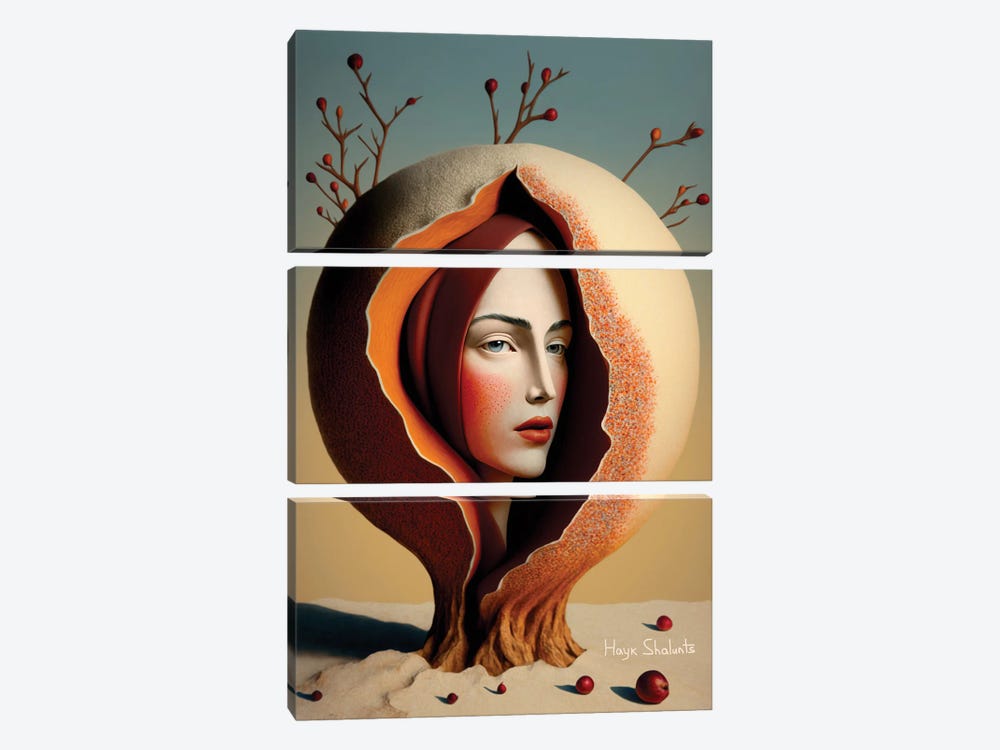 I Have Seed You In My Dreams by Hayk Shalunts 3-piece Canvas Print