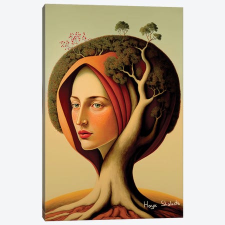 I Am A Tree Canvas Print #HYK36} by Hayk Shalunts Canvas Artwork