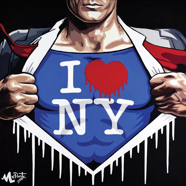 Hybrid Life Art: Heroes Love NY by Hybrid Life Art