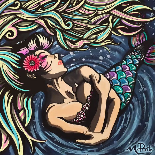 Hybrid Life Art: Mermaid Love by Hybrid Life Art