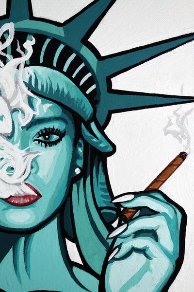 Hybrid Life Art: Rihanna Smoke Half Face by Hybrid Life Art