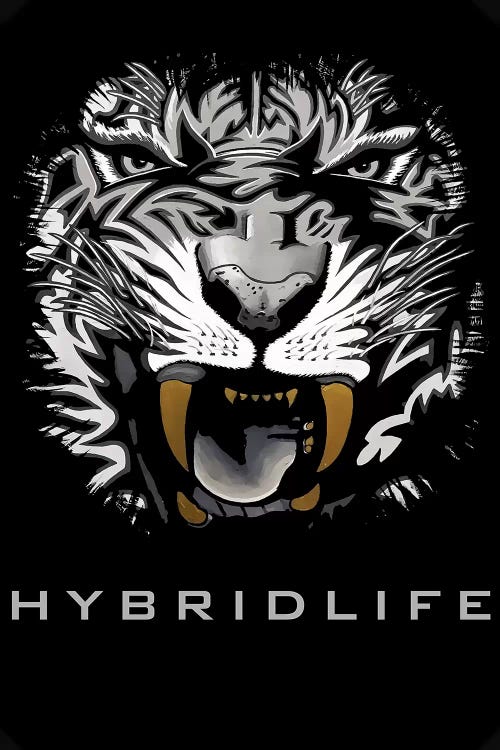 Roar by Hybrid Life Art wall art