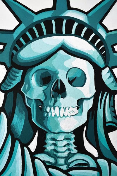 Hybrid Life Art: Dead Liberty Face by Hybrid Life Art