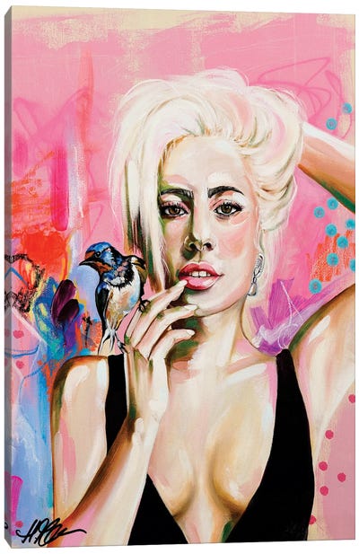 Lady Gaga Canvas Art Print - Heylie Morris