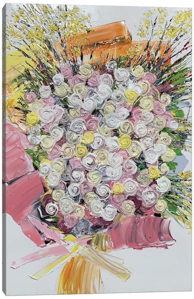 Rose Sessions3-035(Fleurs Dans La Vie) Canvas Art Print - Joong-Hyun Park