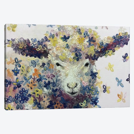 Flower In Sheep Canvas Print #HYP5} by Joong-Hyun Park Art Print