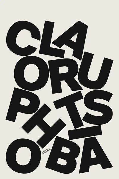 Claustrophobia (White) by Harry Richards art print