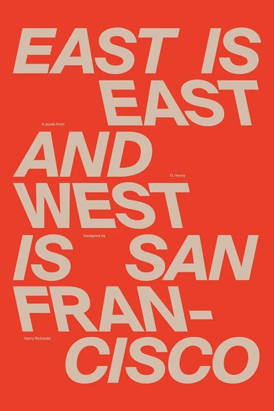 San Francisco: East Is East by Harry Richards