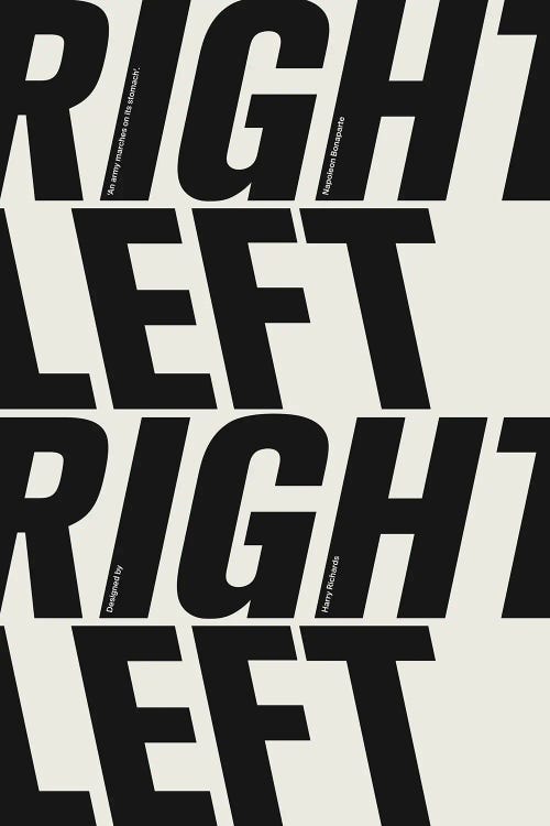 Right Left (White)