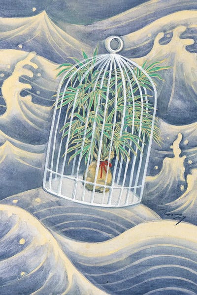 Hyesoo Han: Floating Young Portfait-Plant by Hyesoo Han
