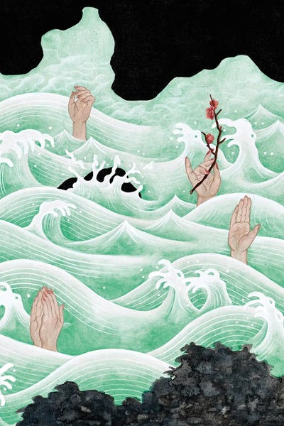 Salvation by Hyesoo Han multi panel art