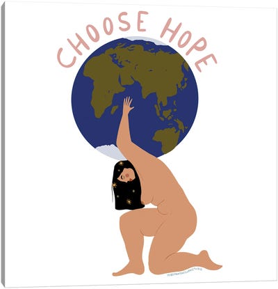 Choose Hope Canvas Art Print - Harmony Willow