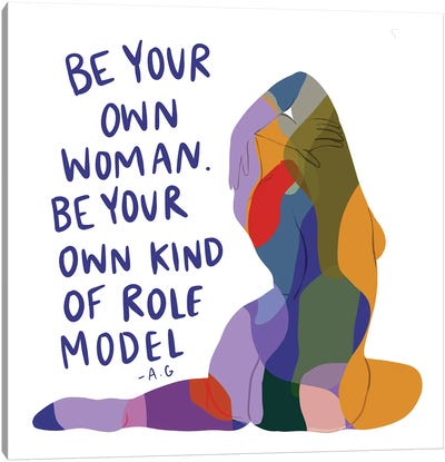 Be Your Own Woman Canvas Art Print - Harmony Willow