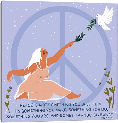 Peace Canvas Art Print - Harmony Willow