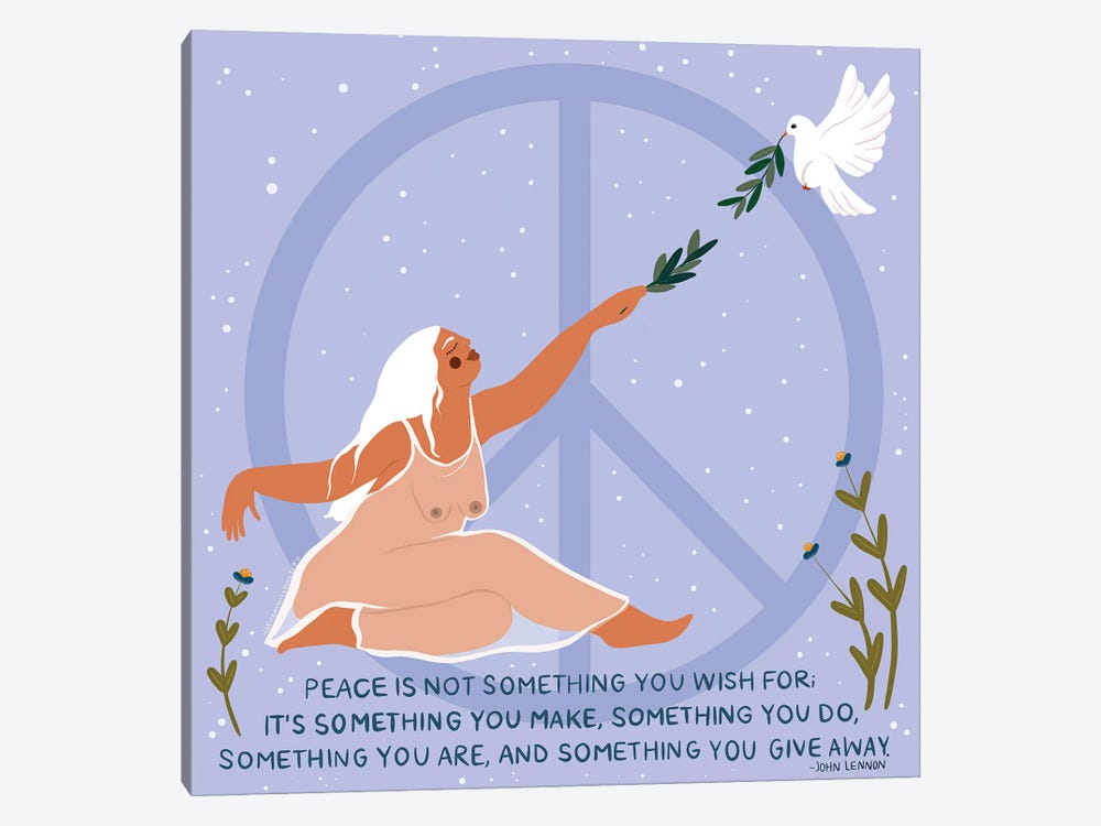 Peace by Harmony Willow 1-piece Canvas Art