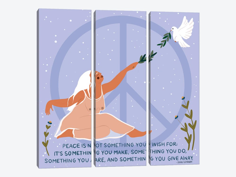 Peace by Harmony Willow 3-piece Canvas Art