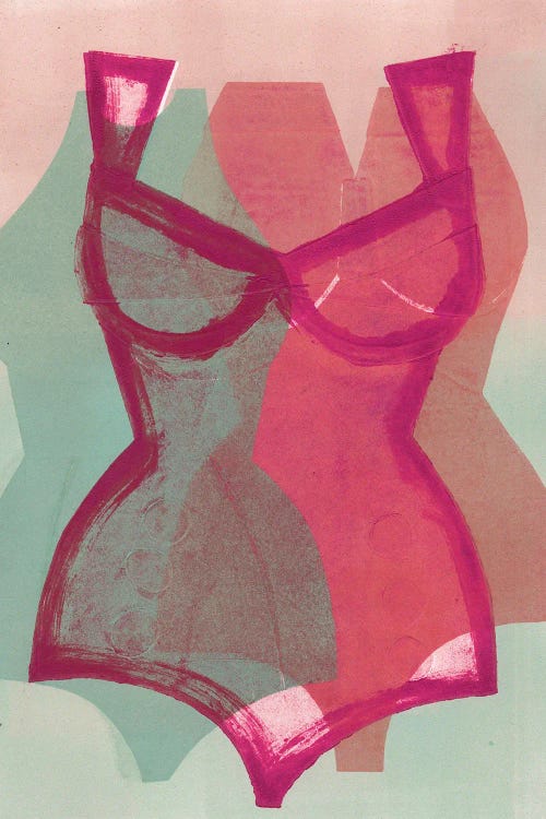 Pink Swimsuit I