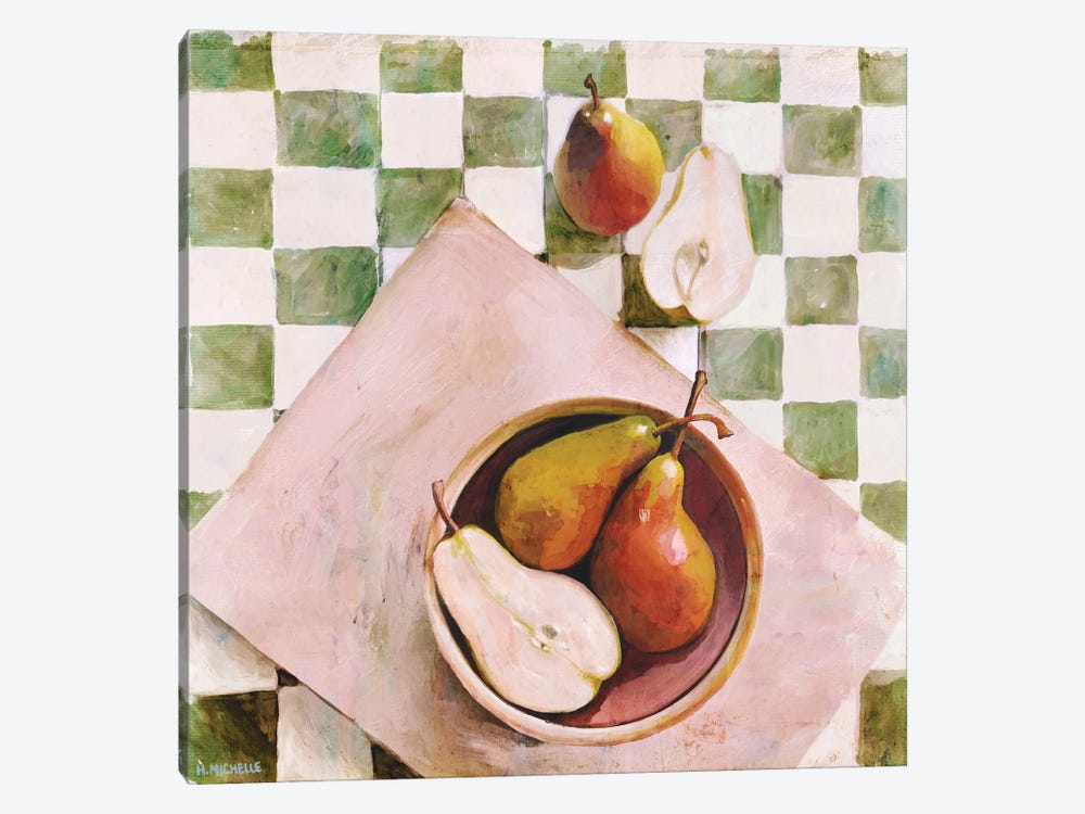 Pears In A Bowl by Hayley Michelle 1-piece Art Print