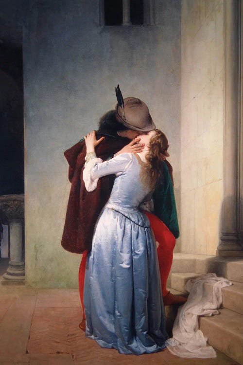 The Kiss, 1867