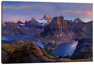 Mount Assiniboine Canvas Art Print - British Columbia