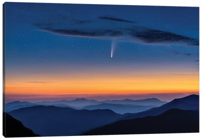 Comet Neowise Canvas Art Print