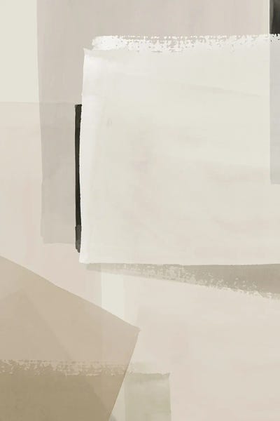 Hazel J: Muted Layers Of Geometric Calm by Hazel J