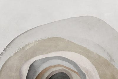 Layers Of Subtle Serenity II by Hazel J framed canvas print