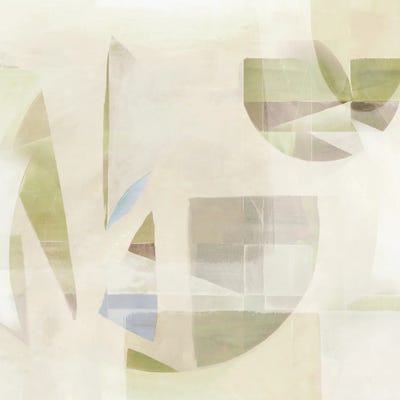 Soft Echoes II by Hazel J framed canvas print