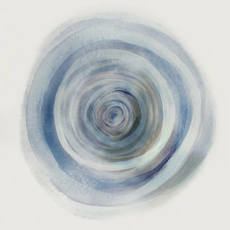 Swirling Tranquility In Blue Hues II by Hazel J wall art