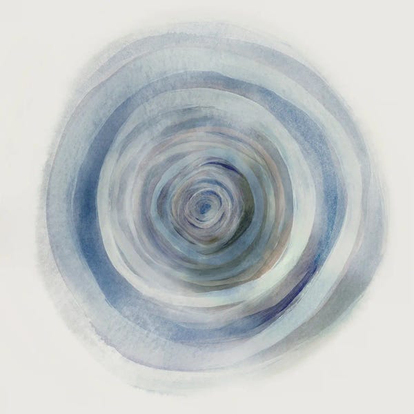 Hazel J: Swirling Tranquility In Blue Hues II by Hazel J