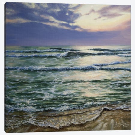 Sea Canvas Print #HZY35} by Helena Zyryanova Canvas Artwork