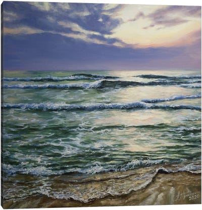 Sea Canvas Art Print - Helena Zyryanova