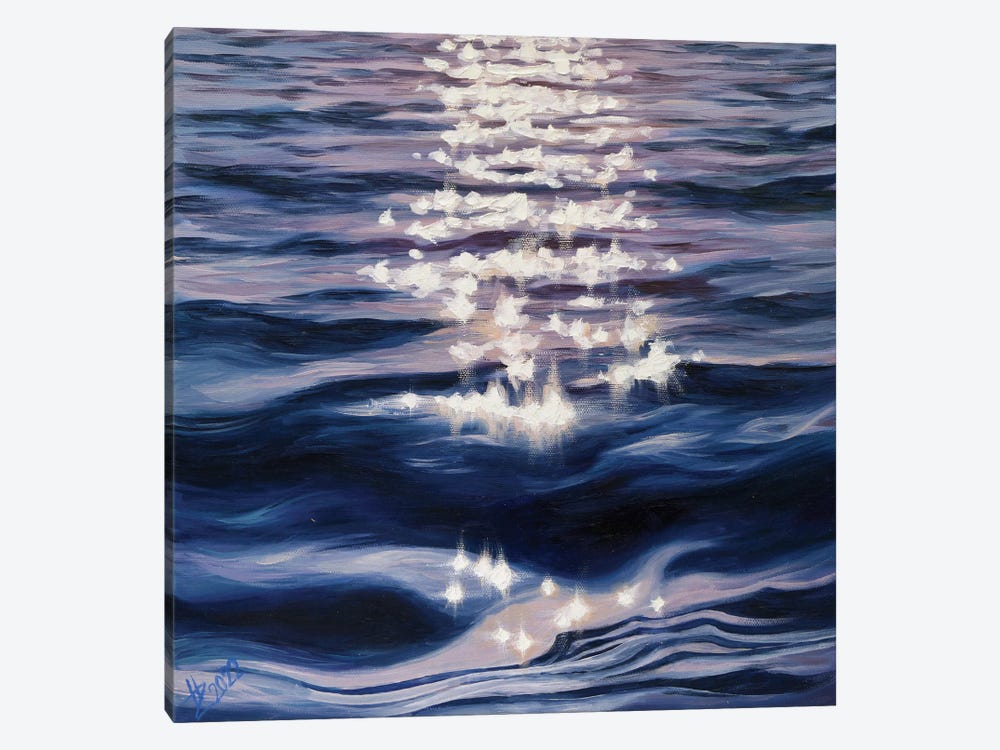 Shining Sea by Helena Zyryanova 1-piece Canvas Art