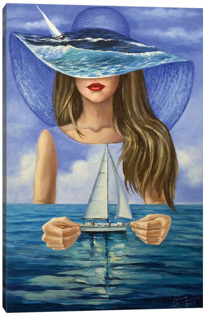 Dream Of The Sea Canvas Art Print - Helena Zyryanova