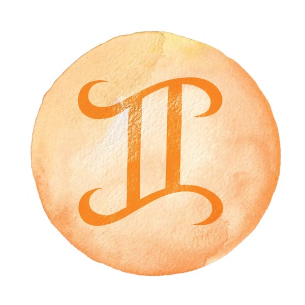 Illumination Of Astrological Art: Illumination of Gemini by 5by5collective