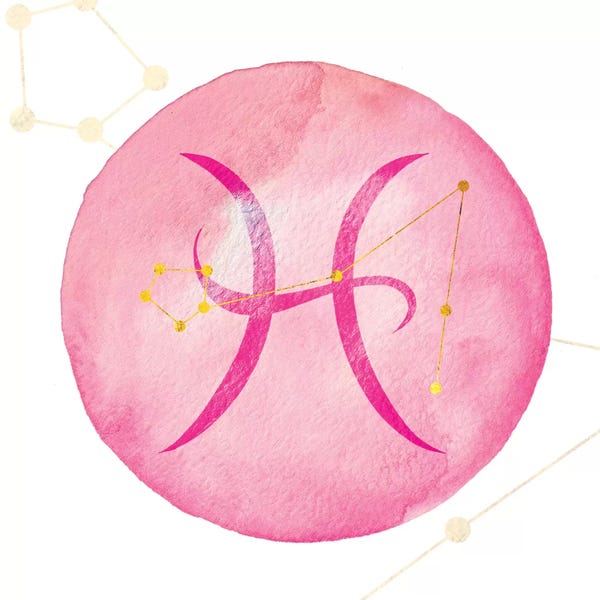 Pisces: Illumination of Pisces with Constellation by 5by5collective