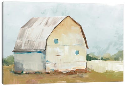 Yellow Barn II Canvas Art Print