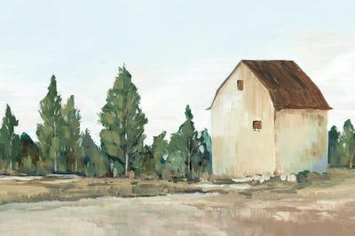 Yellow Barn III by Ian C canvas print