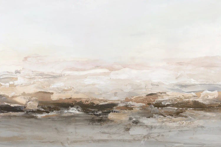 Misty Horizon Over Earth Tones