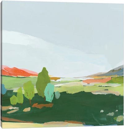 Green Hills II Canvas Art Print