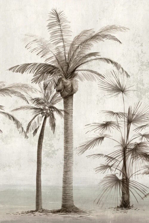 Vintage Palm Trees I