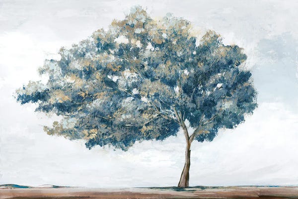 Ian C: Blue Golden Tree by Ian C